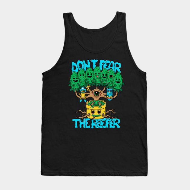 Reefer 420 Weed Tank Top by MightyShroom